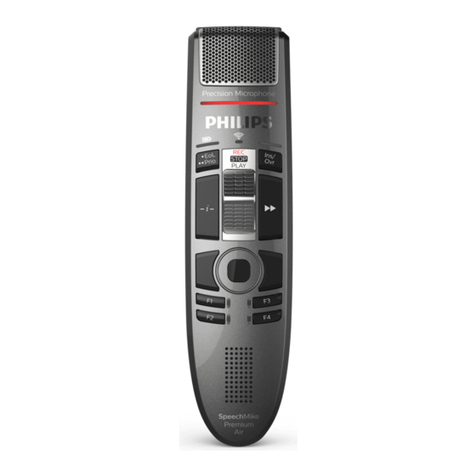Philips SpeechMike Premium Air SMP4010 User manual