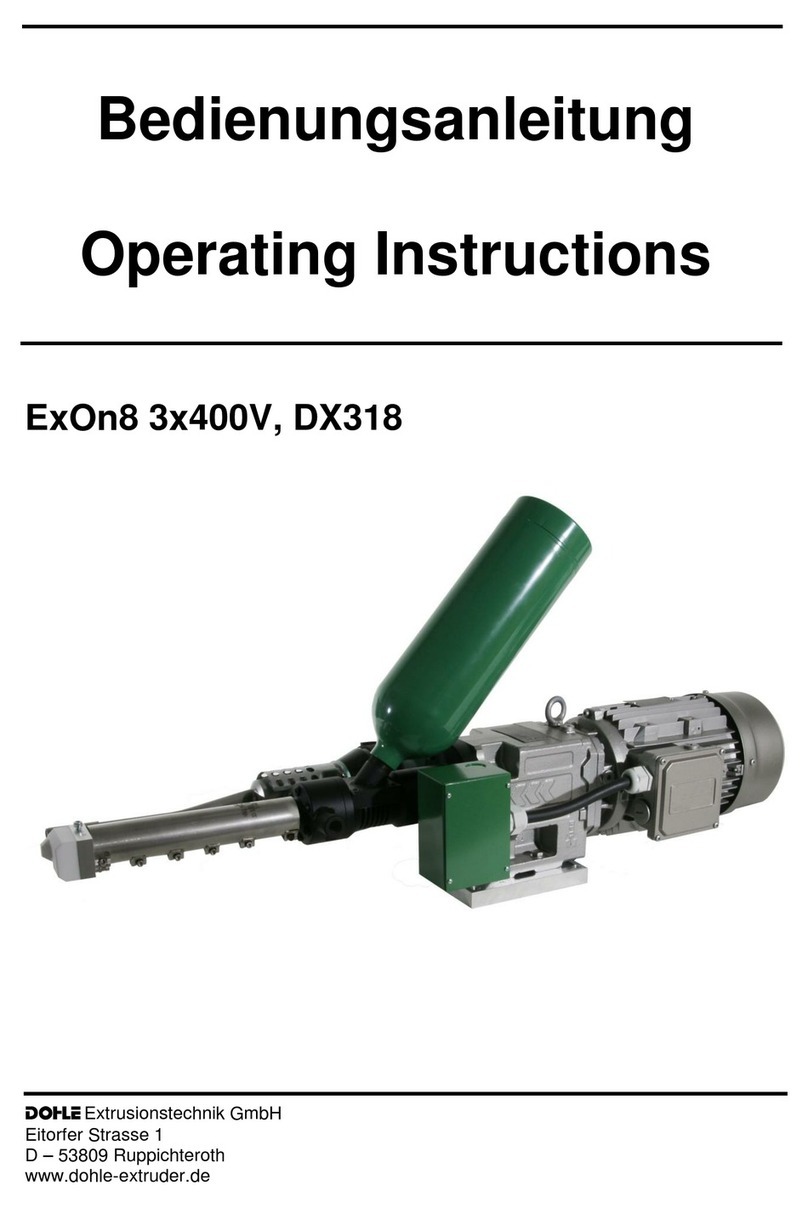 Dohle ExOn8 DX318 operating instructions