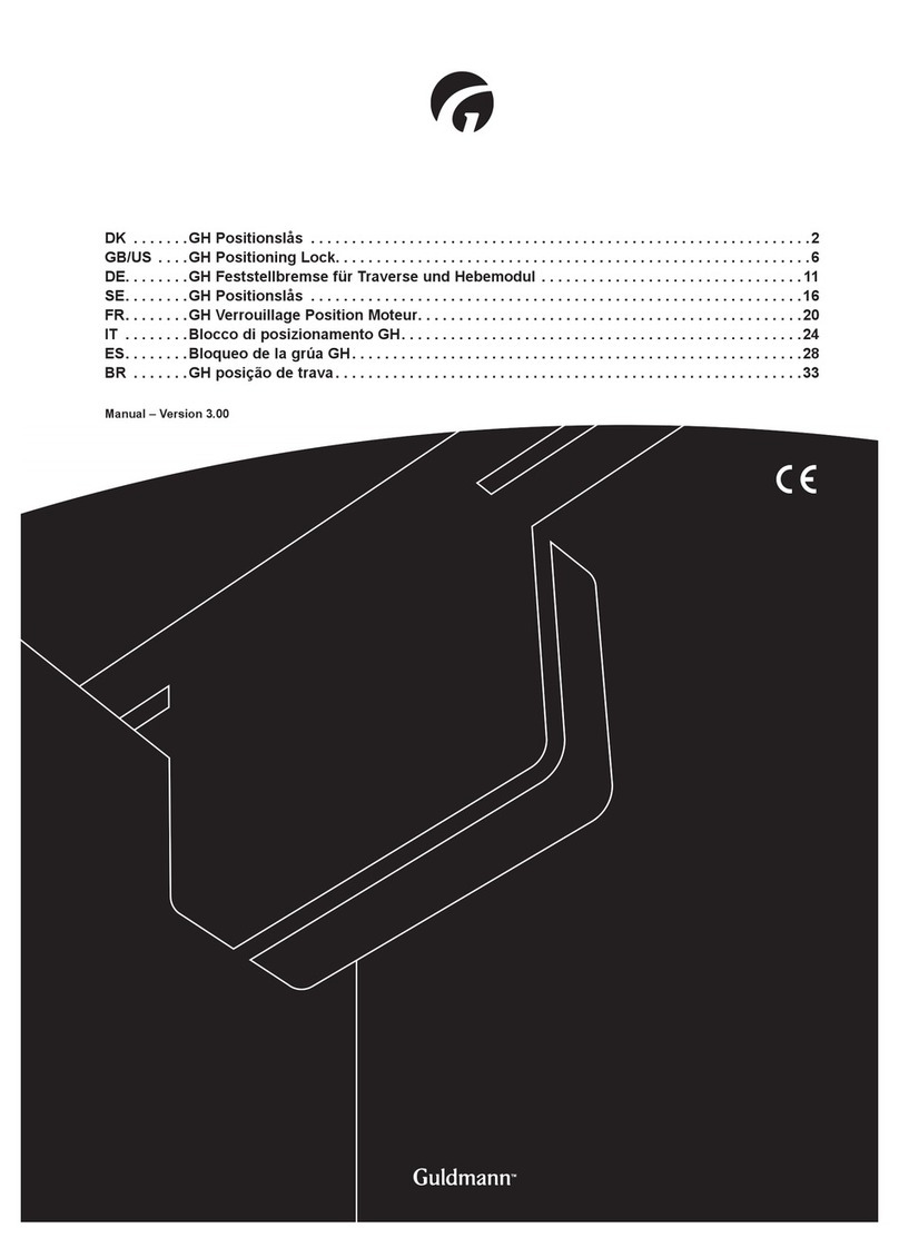 Guldmann 557600 User manual