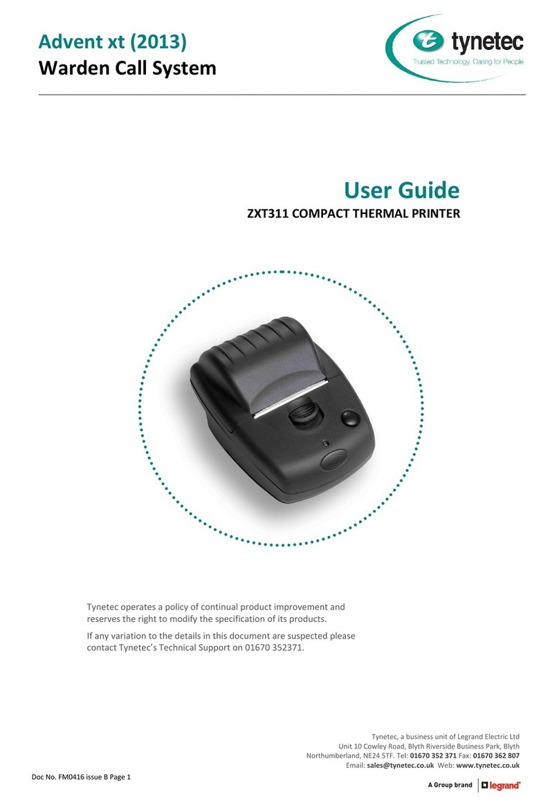 Tynetec ZXT311 User manual
