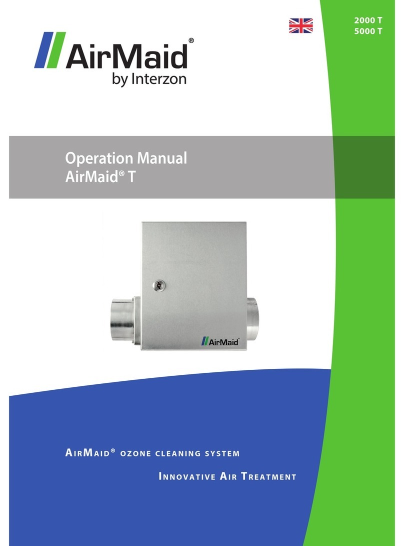 AirMaid 5000 T operating manual