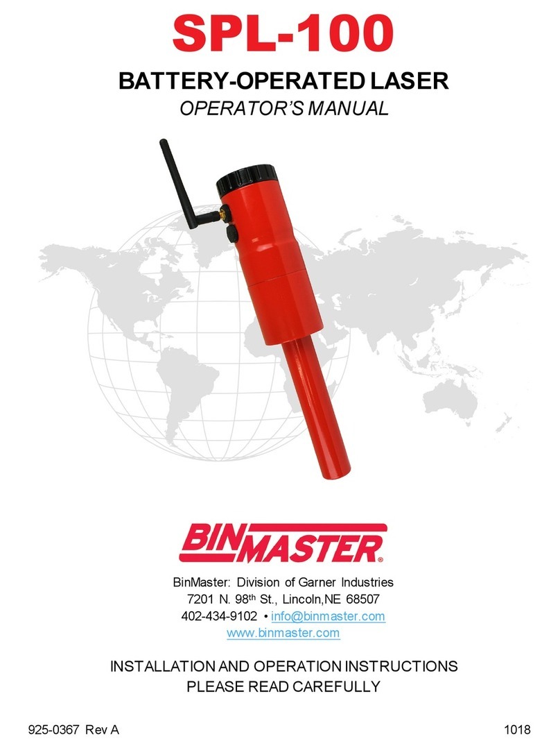 Bin Master SPL-100 User manual