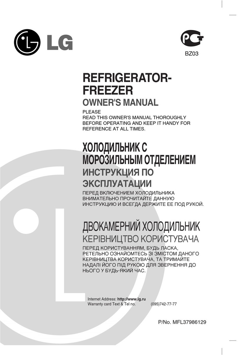 LG GR-Q459BSYA owner's manual