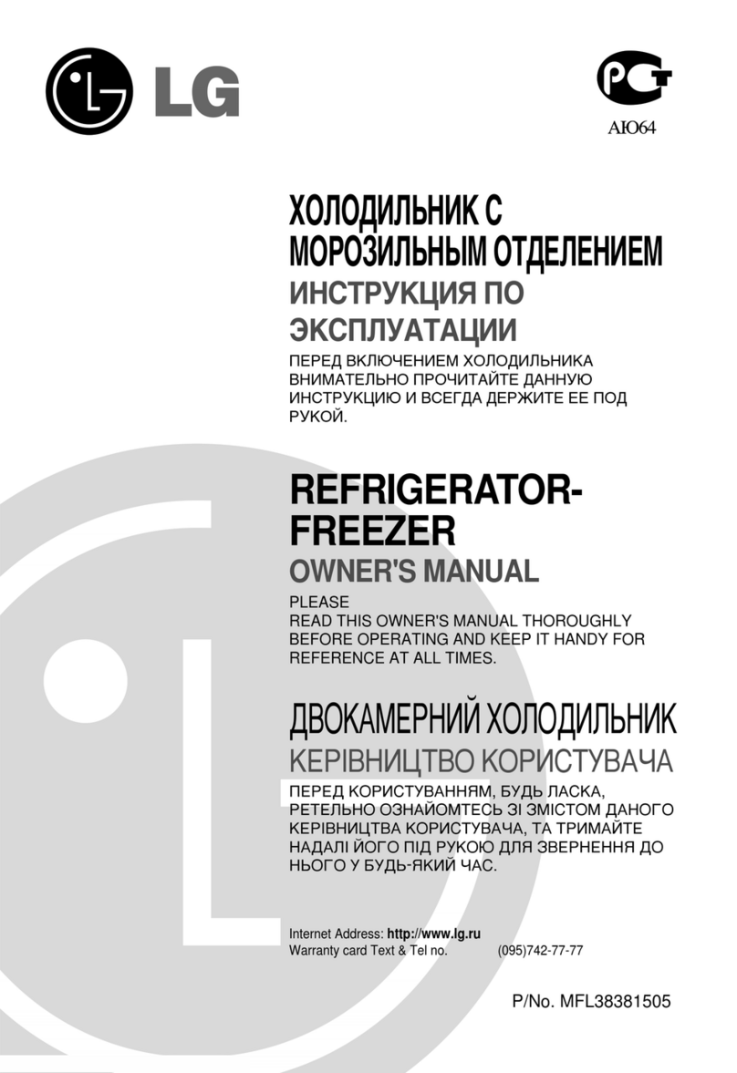 LG GR-B429BLCA User manual