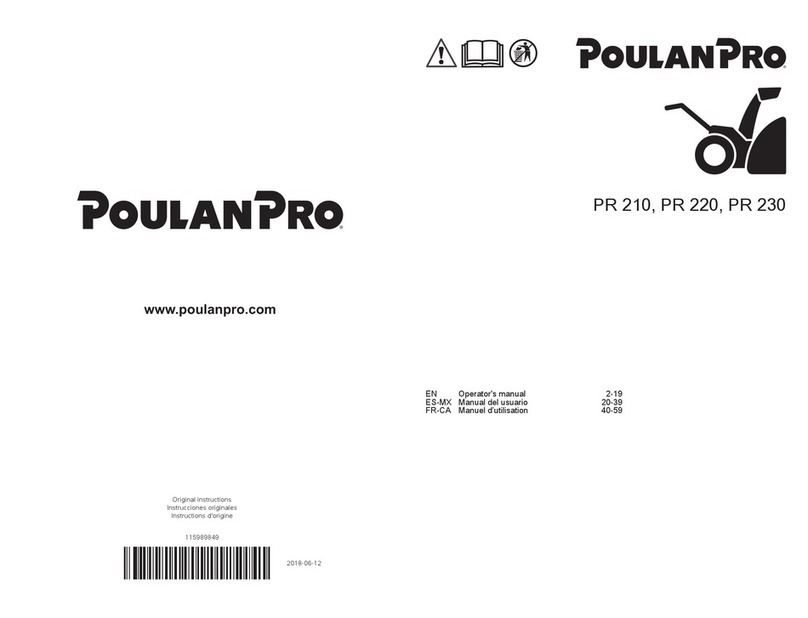 Poulan Pro PR 220 Original instructions