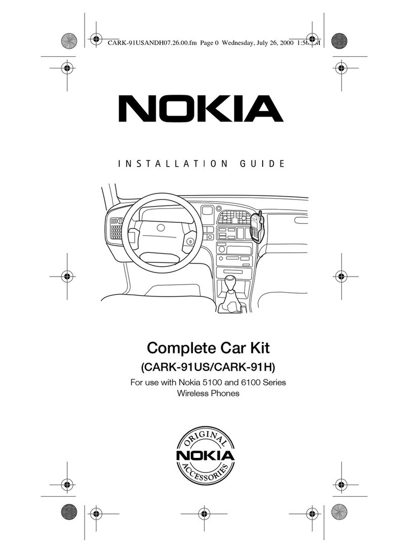 Nokia CARK-91US User manual