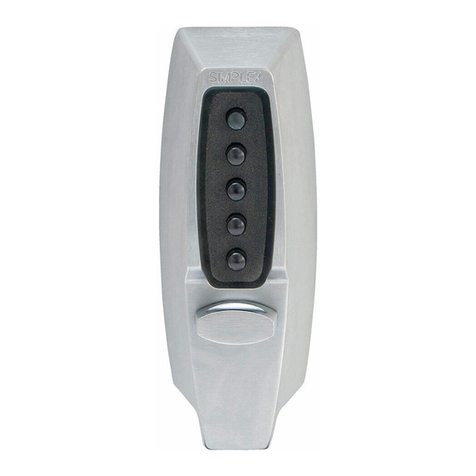 Kaba Simplex 7104 Series User manual