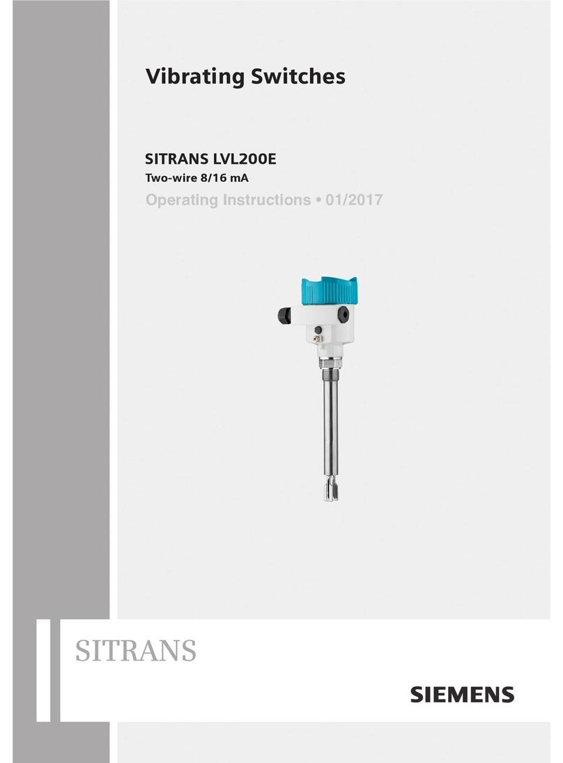 Siemens SITRANS LVL200E User manual