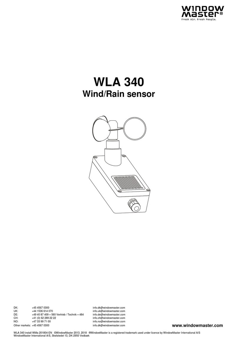 WindowMaster WLA 340 user manual