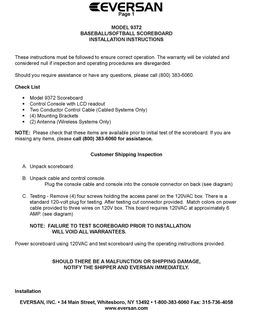 Eversan 9372 Service manual