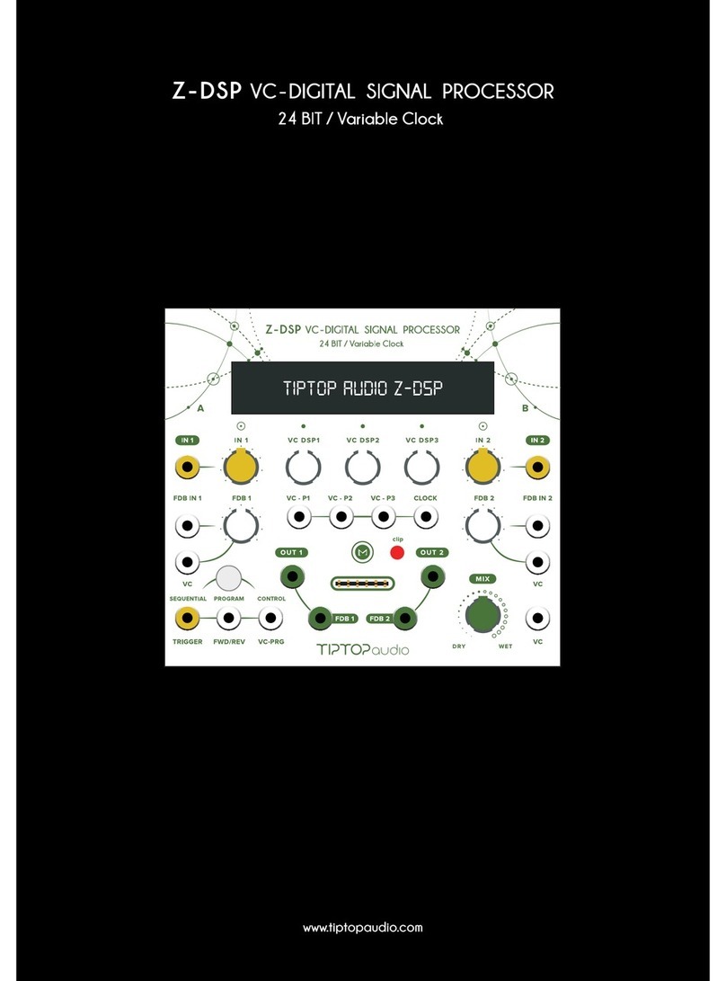 Tiptop Audio Z-DSP User manual
