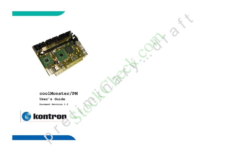 Kontron coolMonster/PM user guide