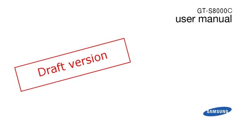 Samsung GT-S8000C User manual Samsung GT-S8000C User manual