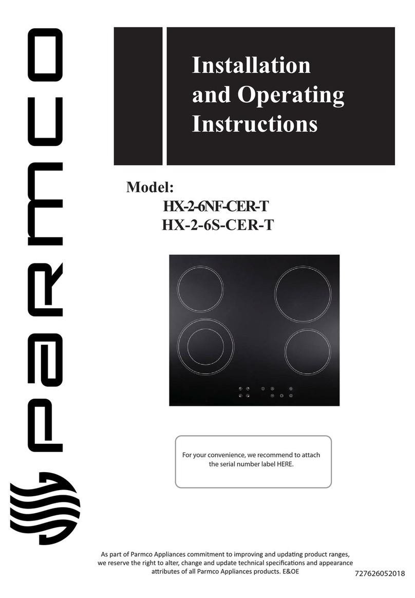 Parmco HX-2-6NF-CER-T User manual