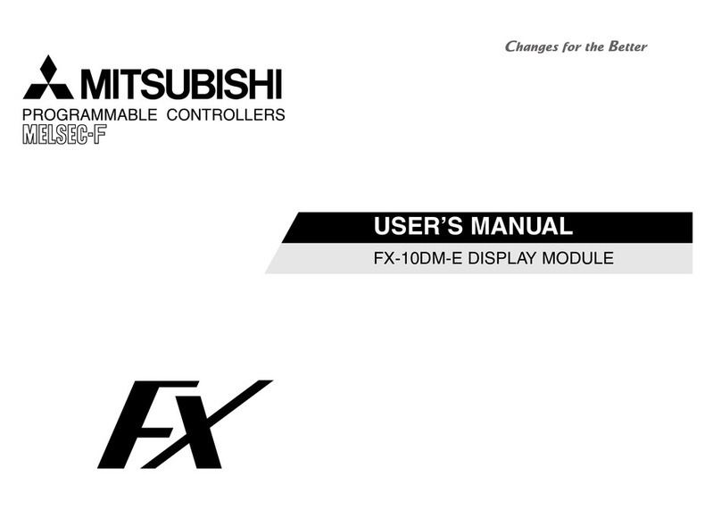 Mitsubishi MELSEC-F FX-10DM-E User manual