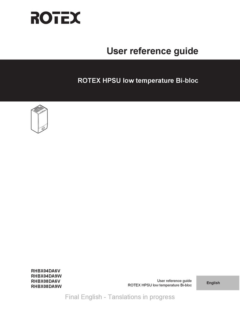 Rotex Bi-Bloc Ultra RHBX08DA9W Product information sheet