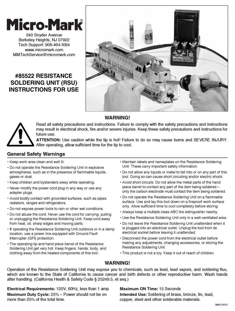 Micromark 85522 Instructions for use