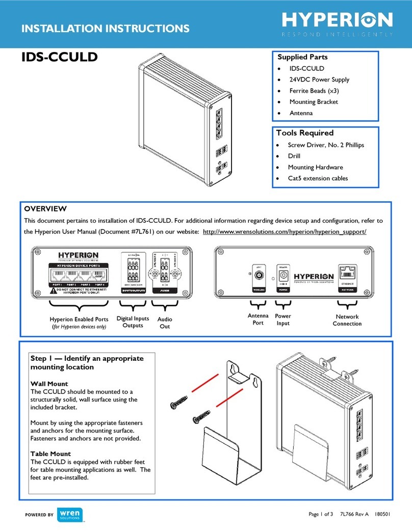 Hyperion IDS-CCULD installation instructions