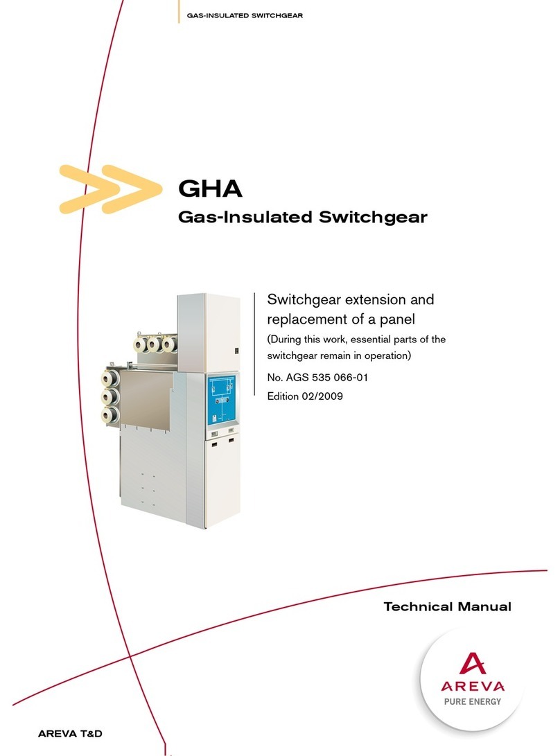 Areva T&D GHA series Technical manual