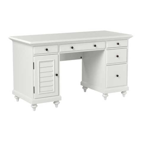 Home Styles Bermuda Pedestal Desk User manual Home Styles Bermuda Pedestal Desk User manual