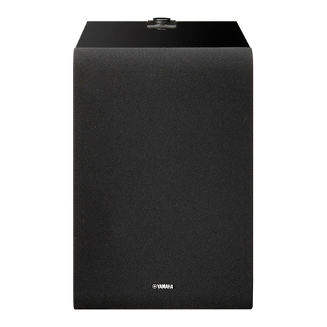 Yamaha MusicCast SUB 100 owner's manual