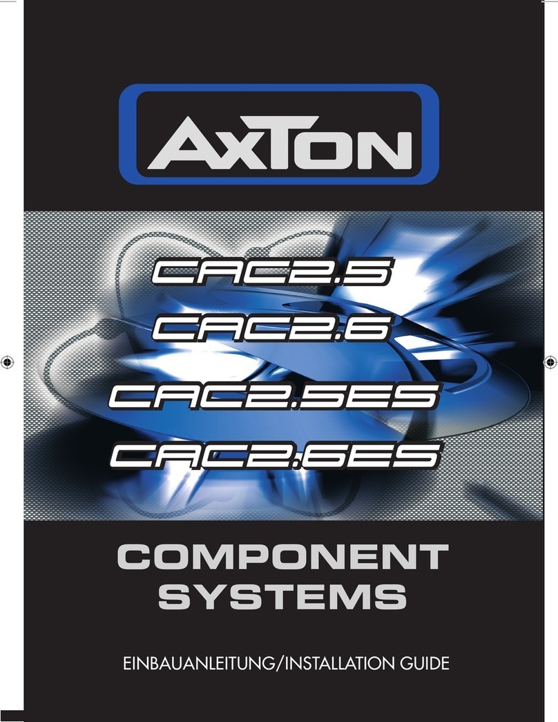 AXTON CAC2.5 installation guide