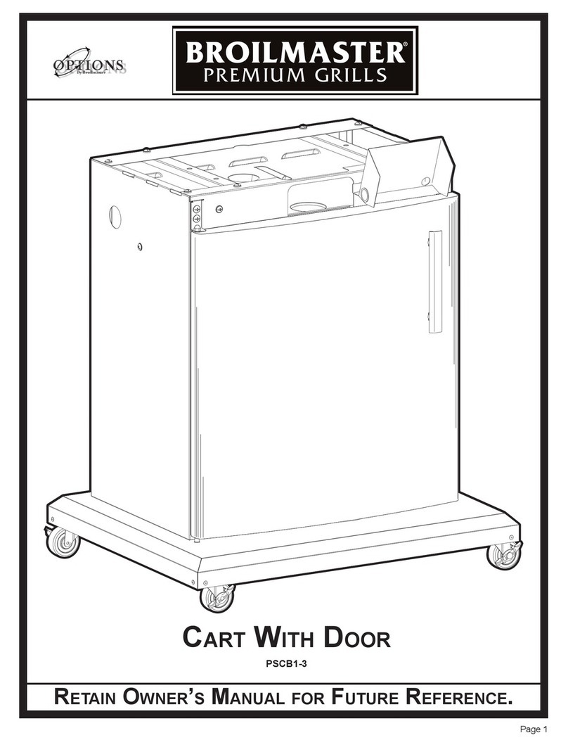 Broil King PSCB1-3 User manual