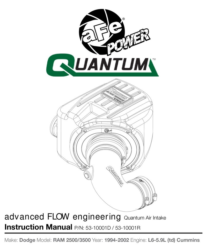 aFe Power Quantum 53-10001D instruction manual
