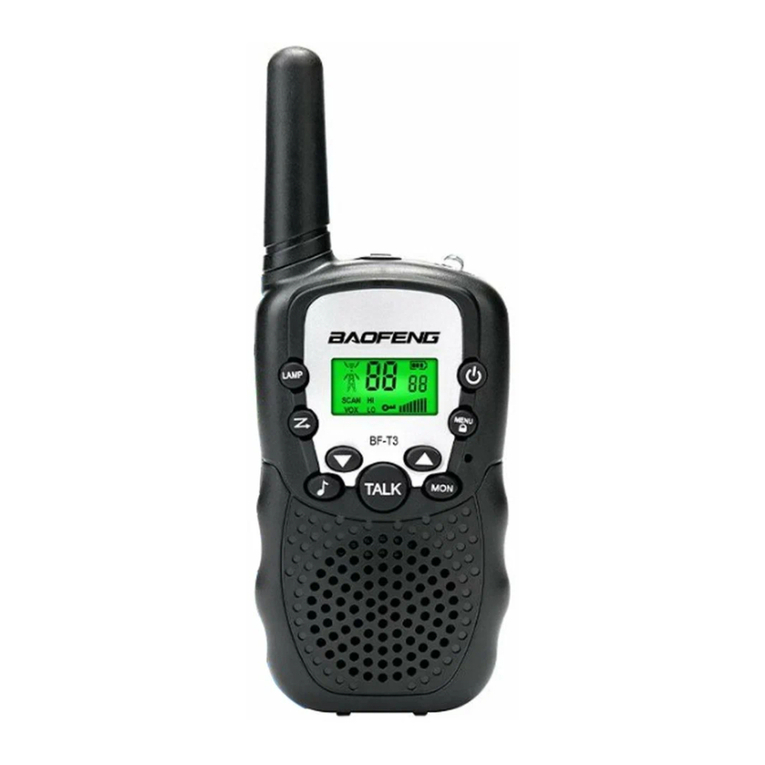 Baofeng BF-T3 User manual
