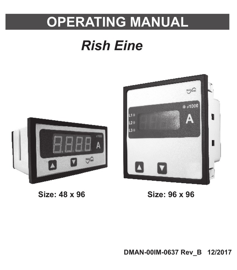 Rishabh Rish Eine operating manual