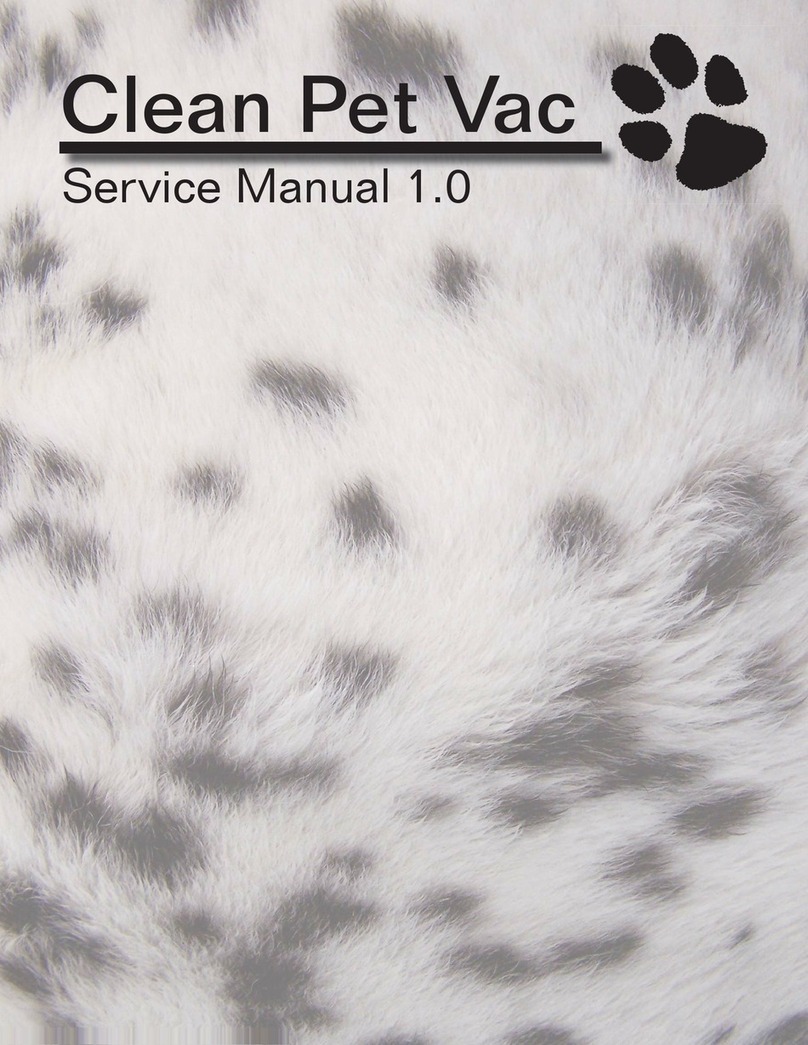 GinSan Clean Pet Vac Service manual
