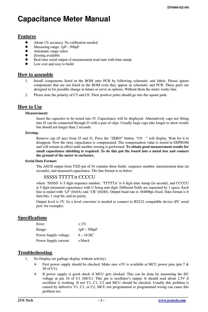 JYE Tech DN060 manual
