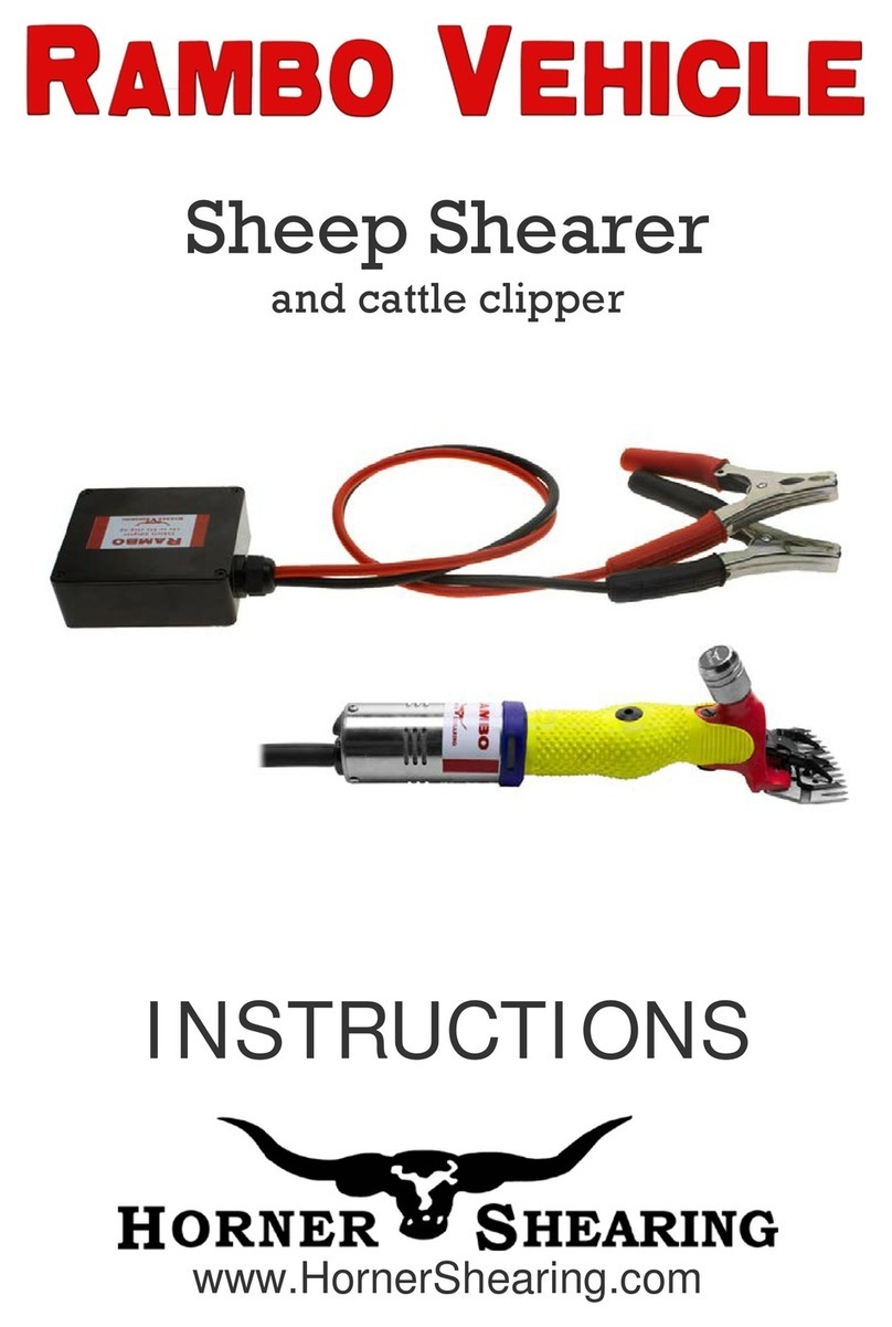 HORNER Shearing Rambo Vehicle instructions HORNER Shearing Rambo Vehicle instructions