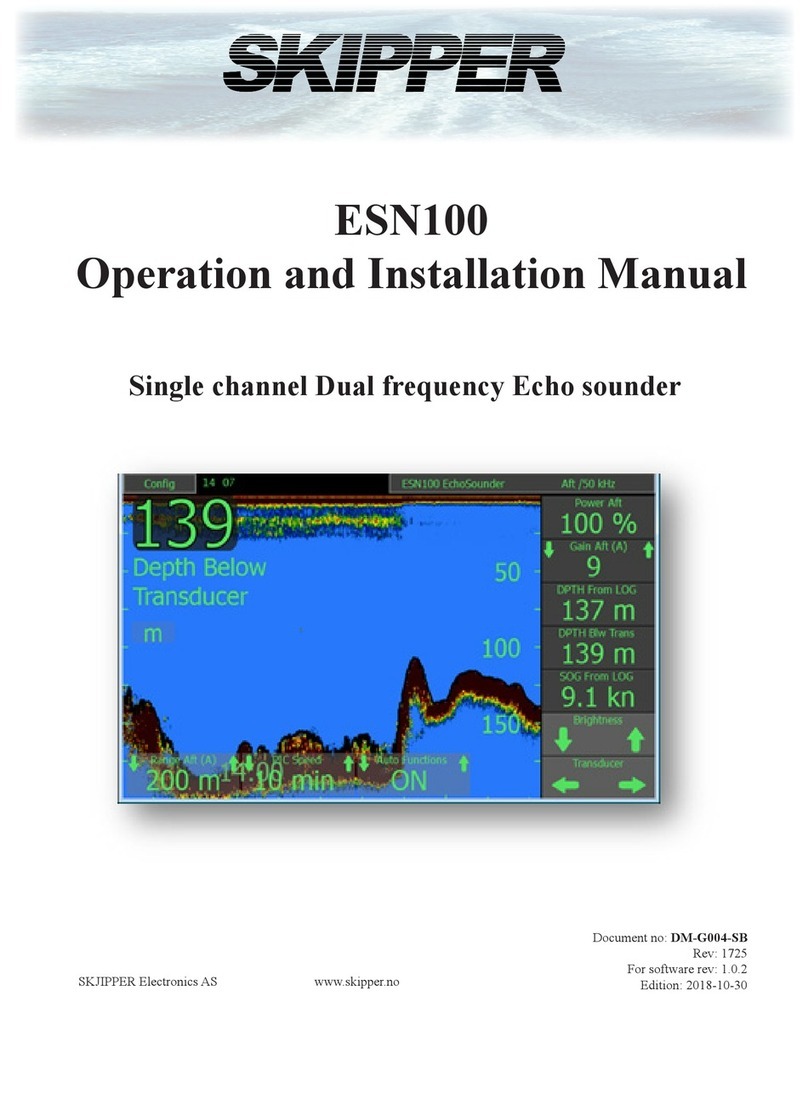 Skipper ESN100 Operation and installation manual