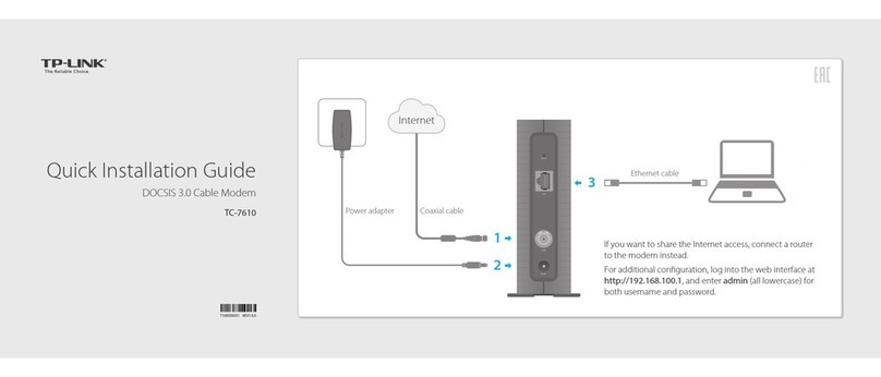 TP-Link TC-7610 Quick installation guide