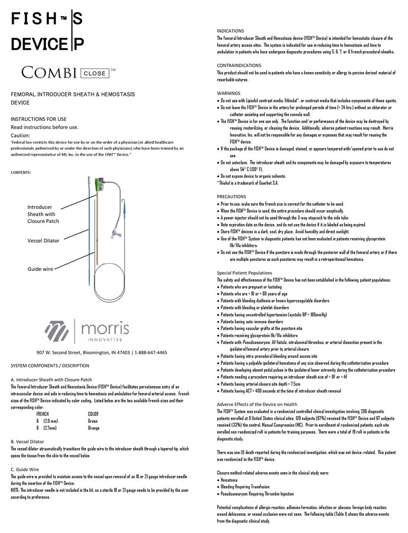 Morris FISH Device Instructions for use