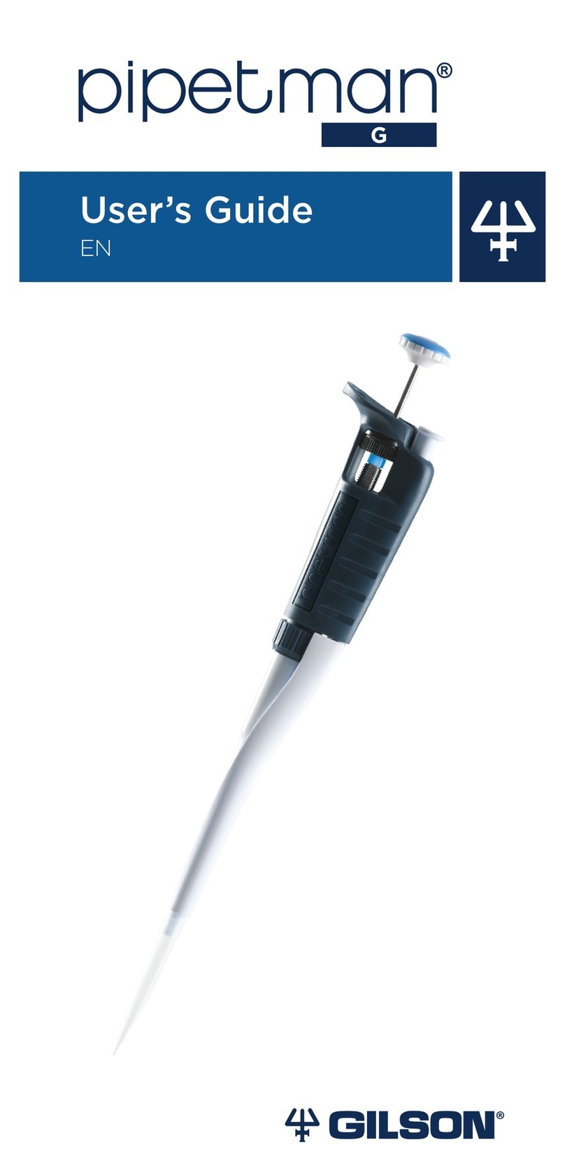 Gilson Pipetman P2G User manual