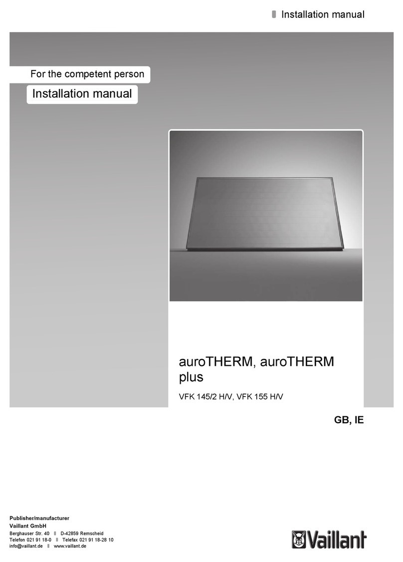 Vaillant auroTHERM VFK 145 H installation manual