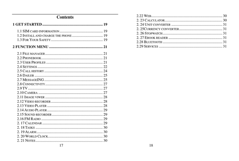Blu Neo S231T User manual