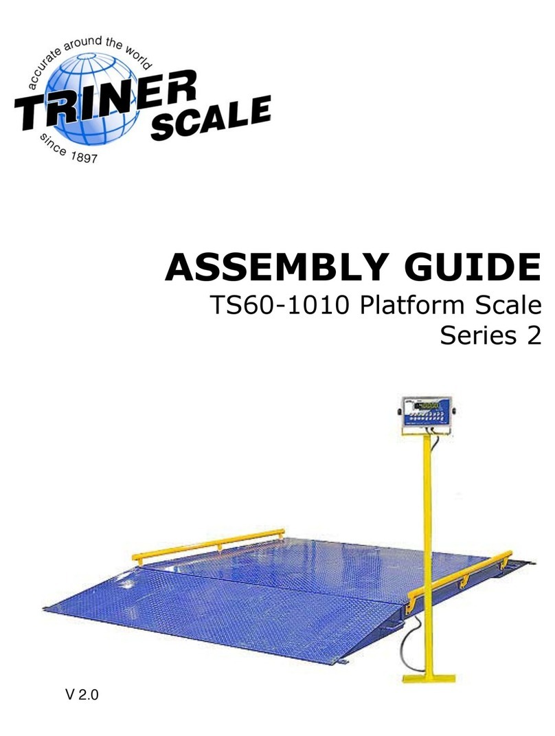 Triner Scale TS60-1010 User manual