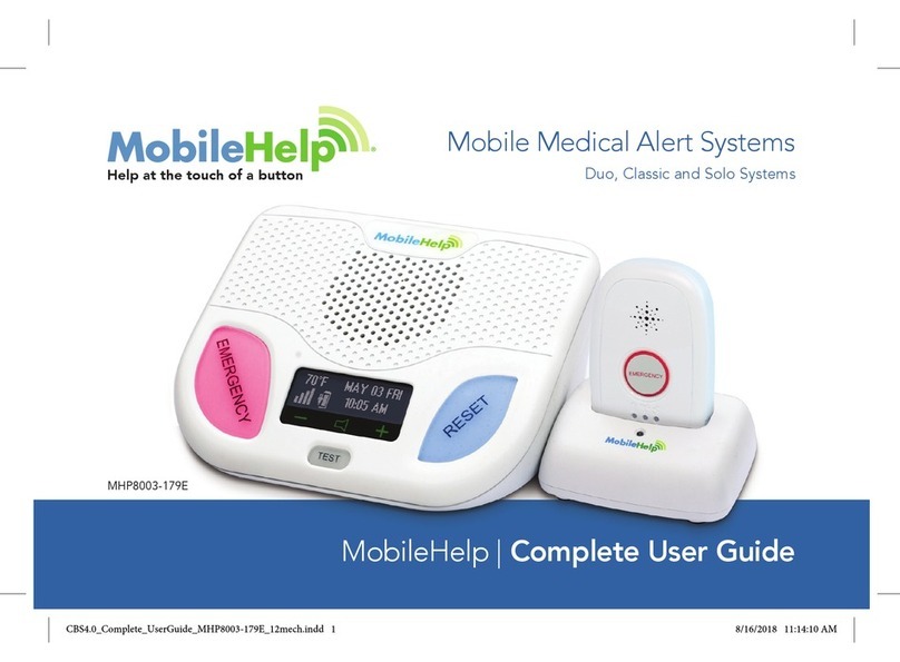 MobileHelp Cellular DUO System User manual