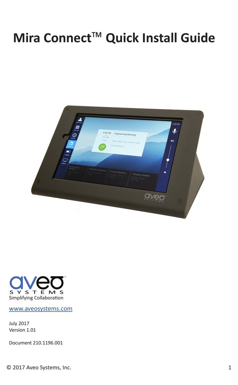 Aveo Systems Mira Connect User manual