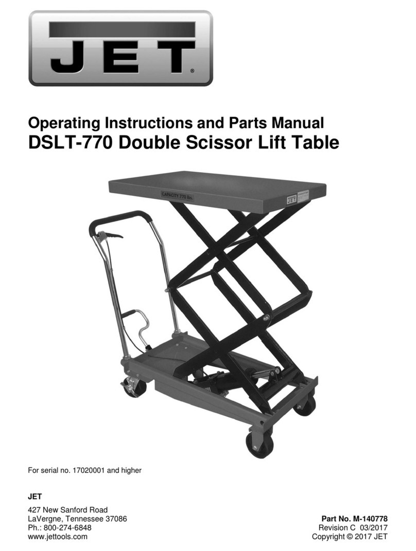 Jet DSLT-770 Service manual