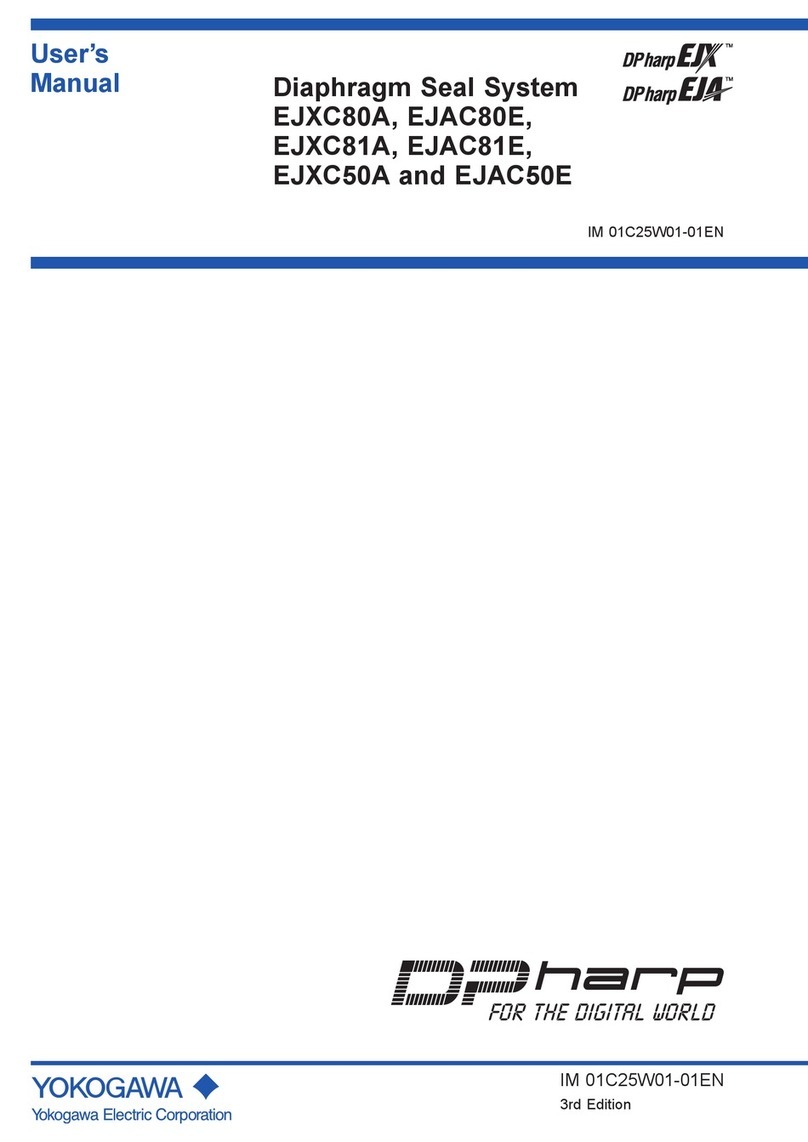 YOKOGAWA DPharp EJXC80A user manual