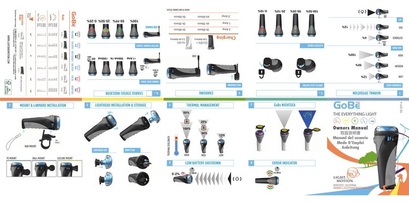 Light motion GoBe User manual