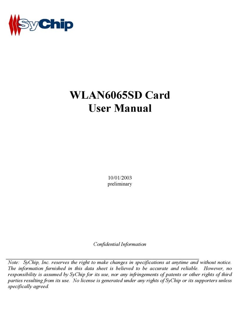 SyChip WLAN6065SD user manual