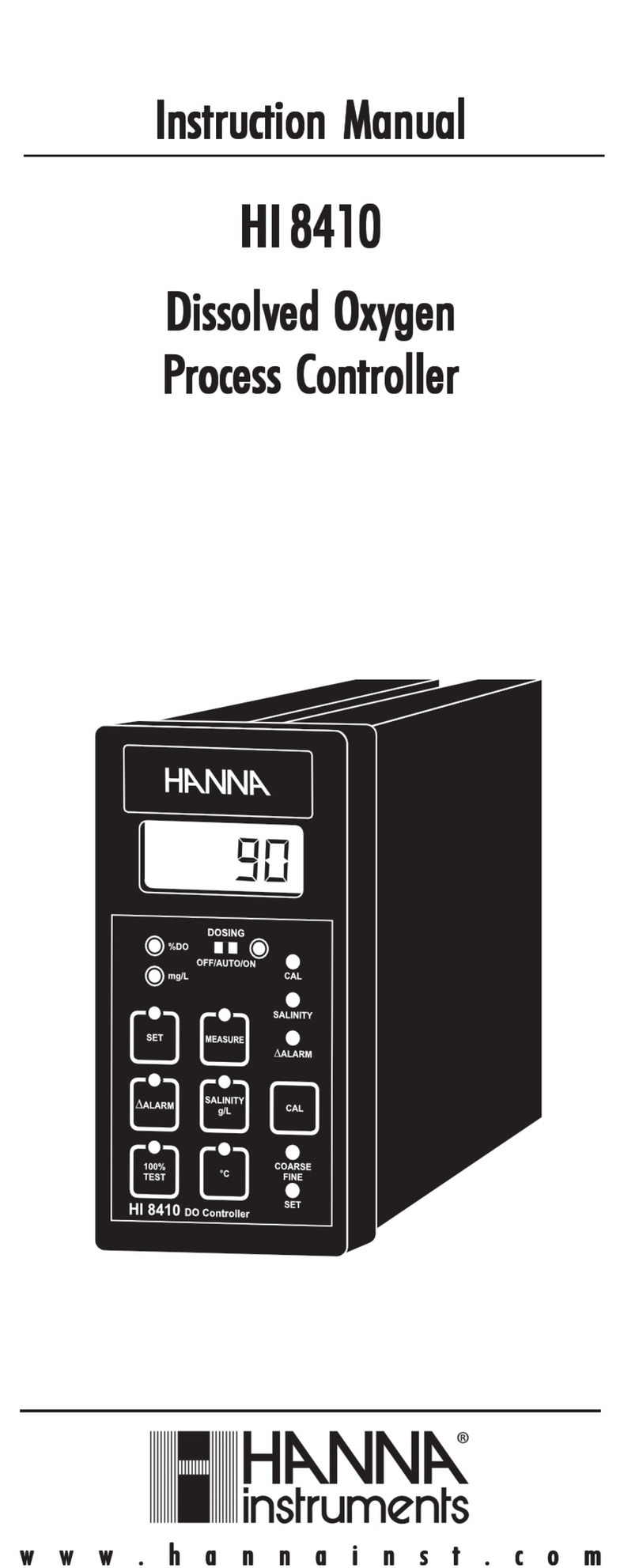 Hanna HI8410 instruction manual