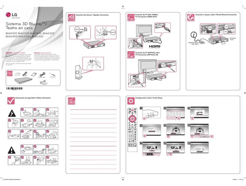 LG BH6730T User manual