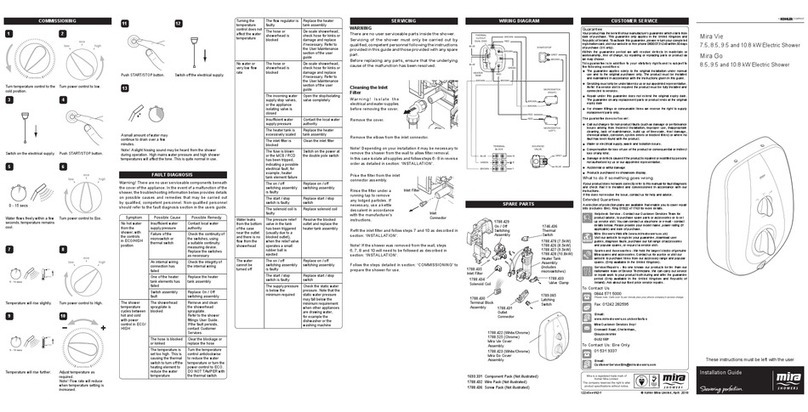 Mira Vie Operating and maintenance instructions