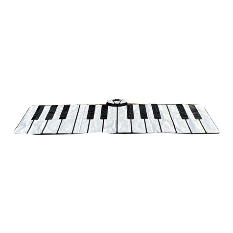Sharper Image GIANT PIANO MAT owner's manual